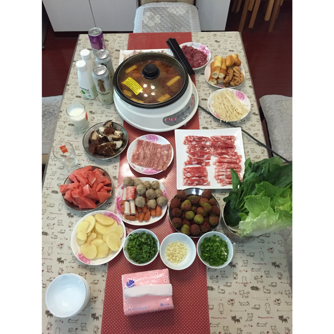 自制麻辣重庆火锅