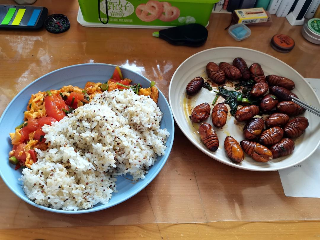 15分钟爆炒蚕蛹