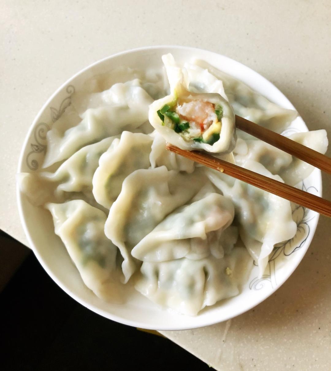 手机用户7398_0517做的韭菜虾仁鲜肉水饺