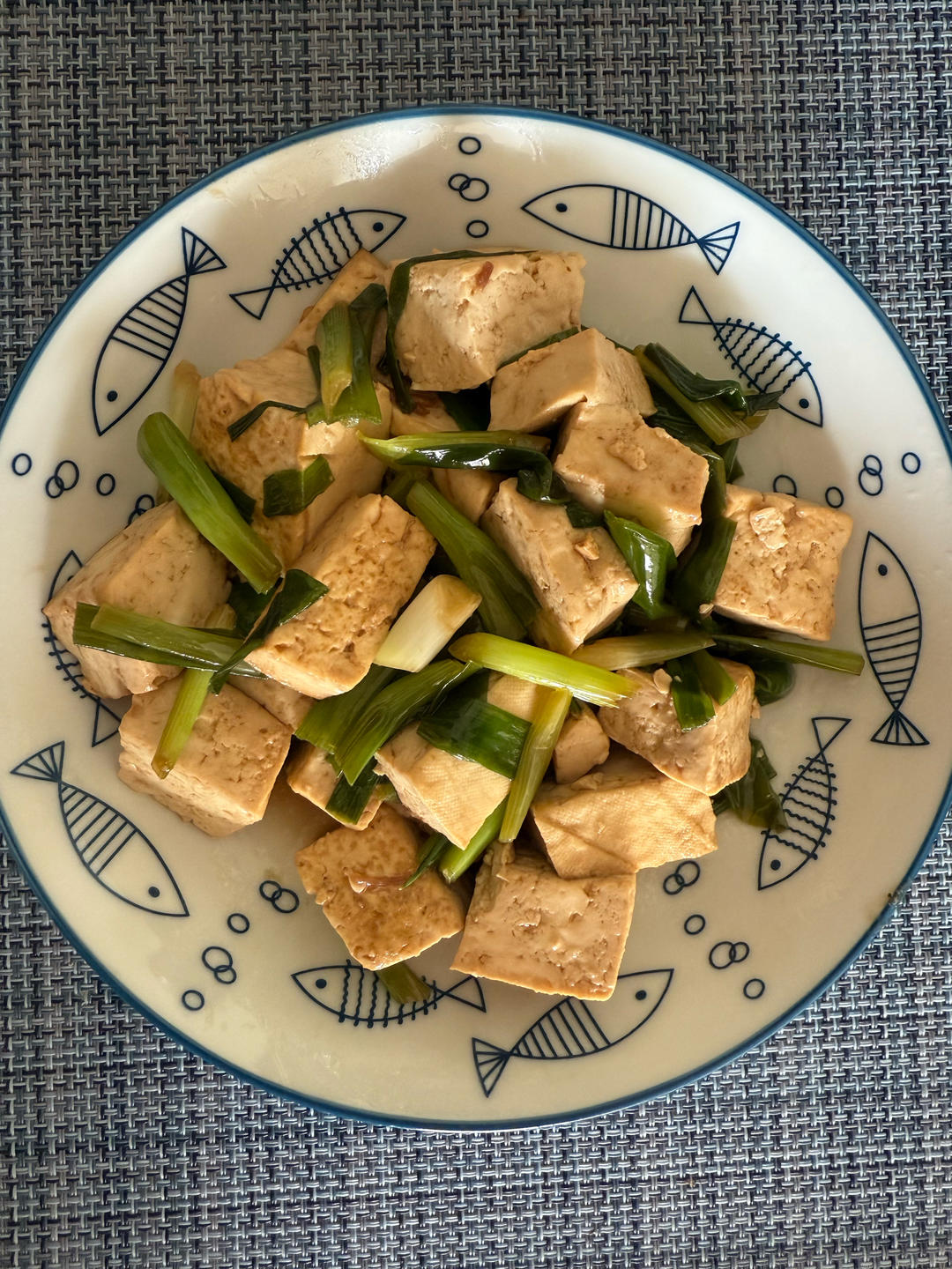 小葱炒豆腐