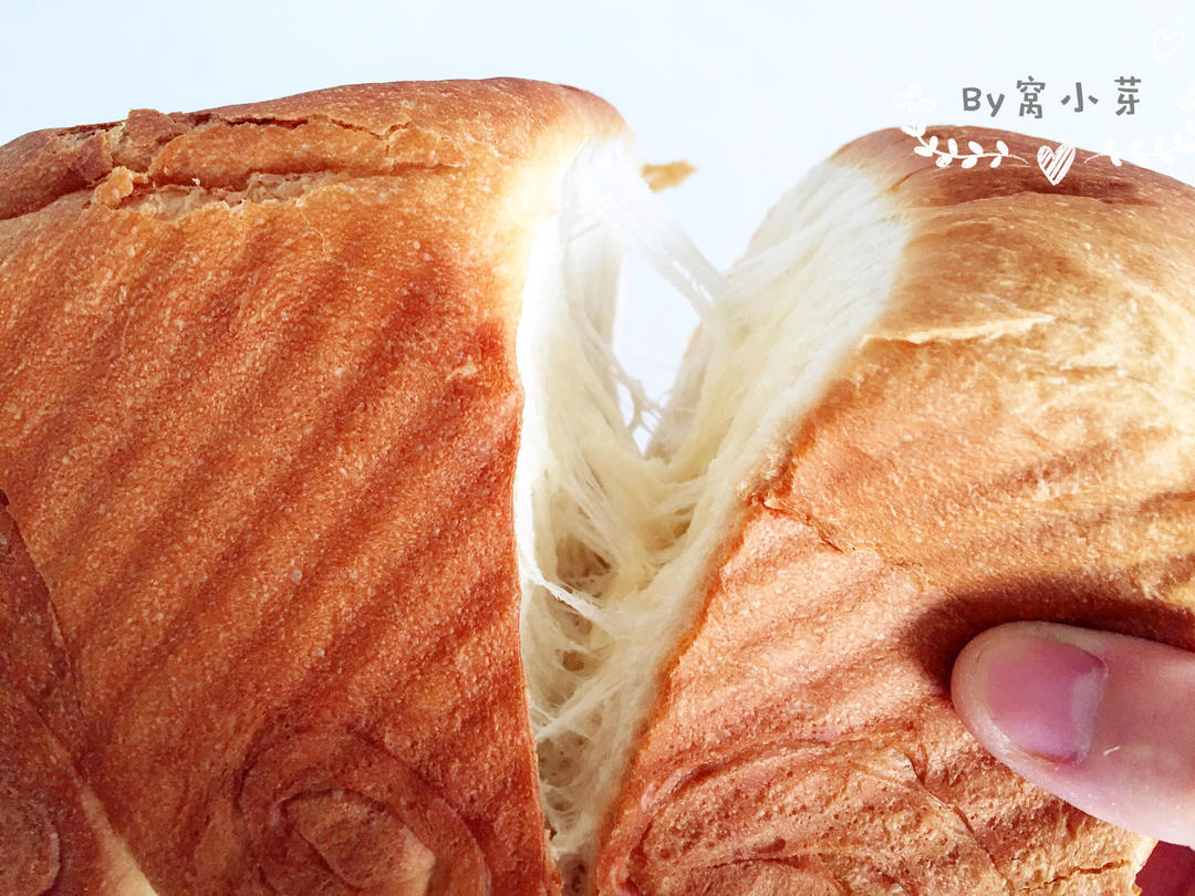 纯奶手撕吐司的做法 步骤1