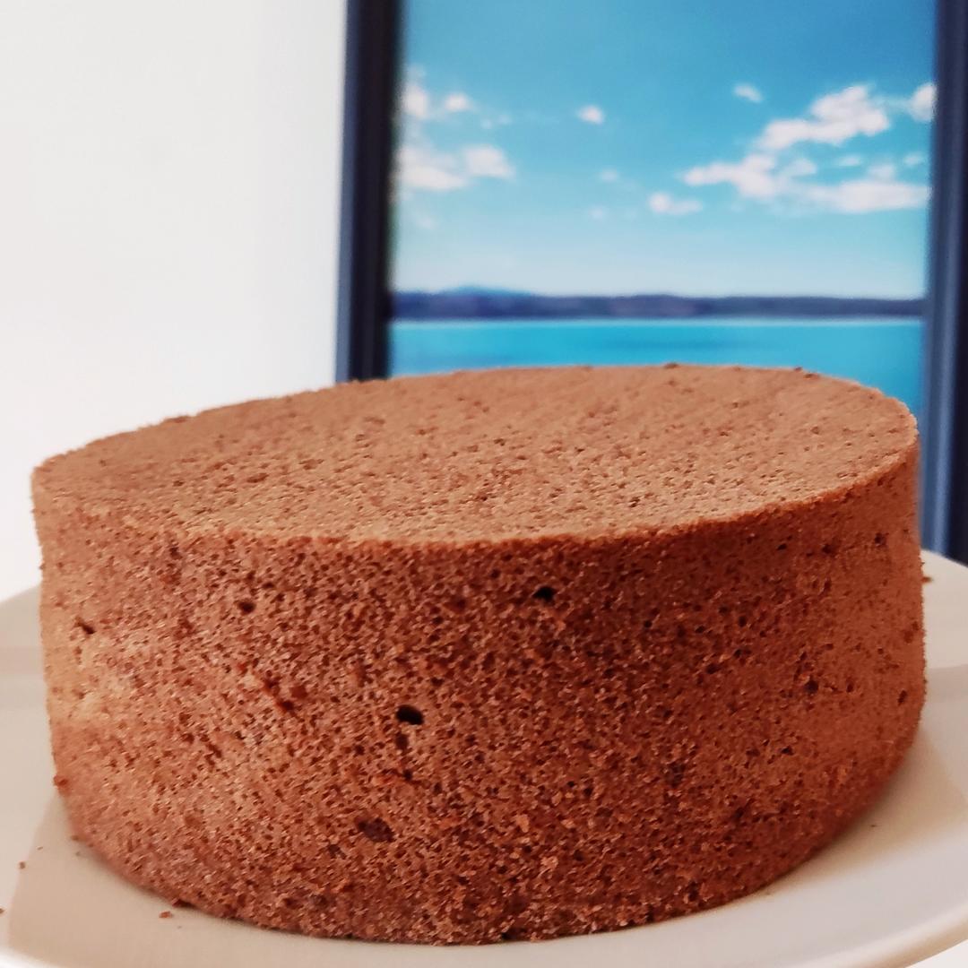 巧克力戚风蛋糕6寸(基础易成功版)