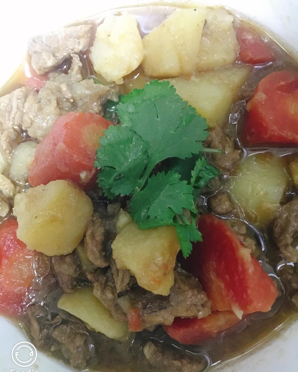 沙沙土豆胡萝卜炖牛肉