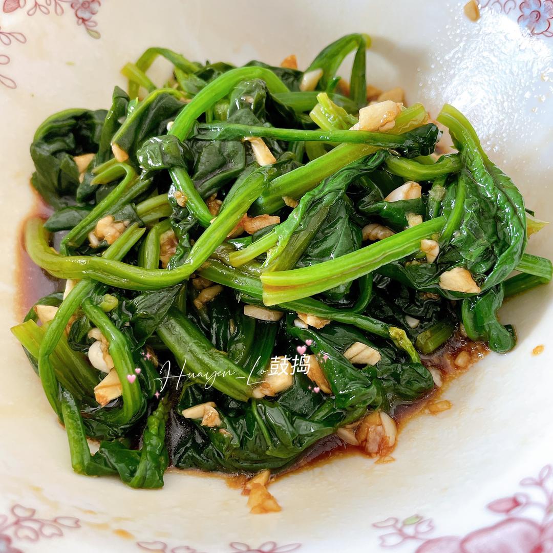 中式-凉拌菠菜的做法