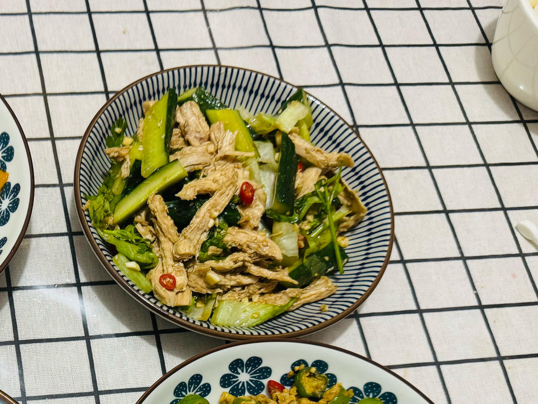 鸡胸肉这样做巨好吃❗️凉拌鸡丝😋低脂高蛋白