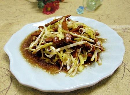 韭黄炒香干的做法