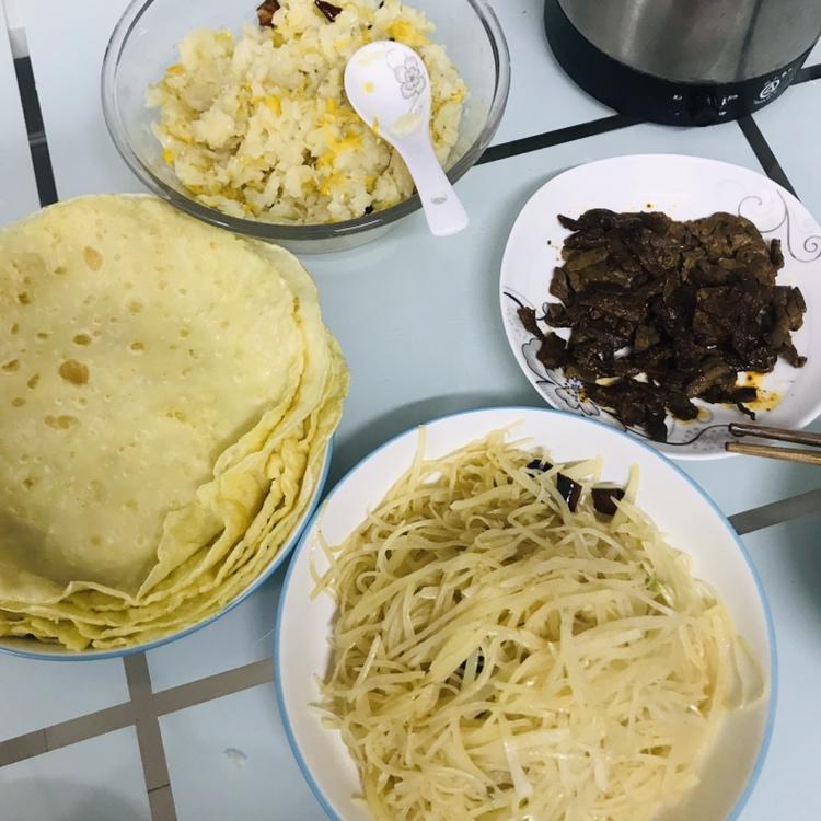 奶香葱花蛋饼（低筋面粉版）