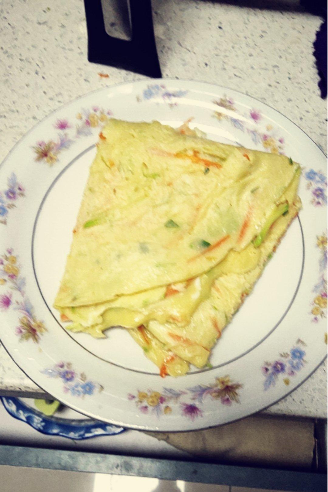 胡萝卜西葫芦鸡蛋饼