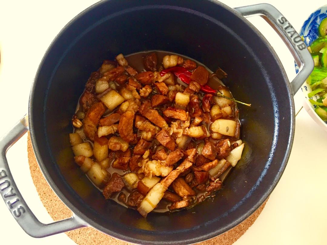 Staub铸铁锅红烧肉