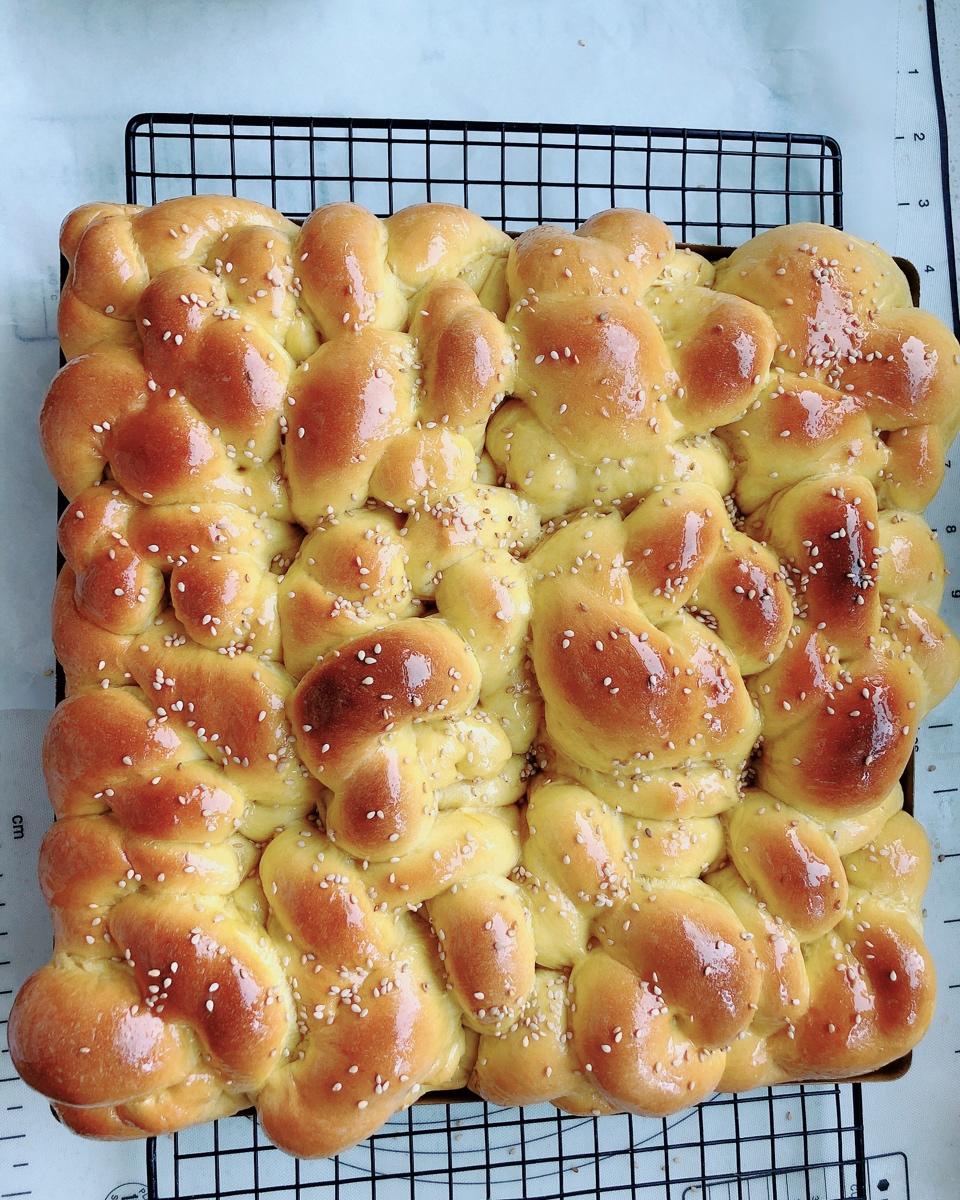 无一滴水的南瓜老面包