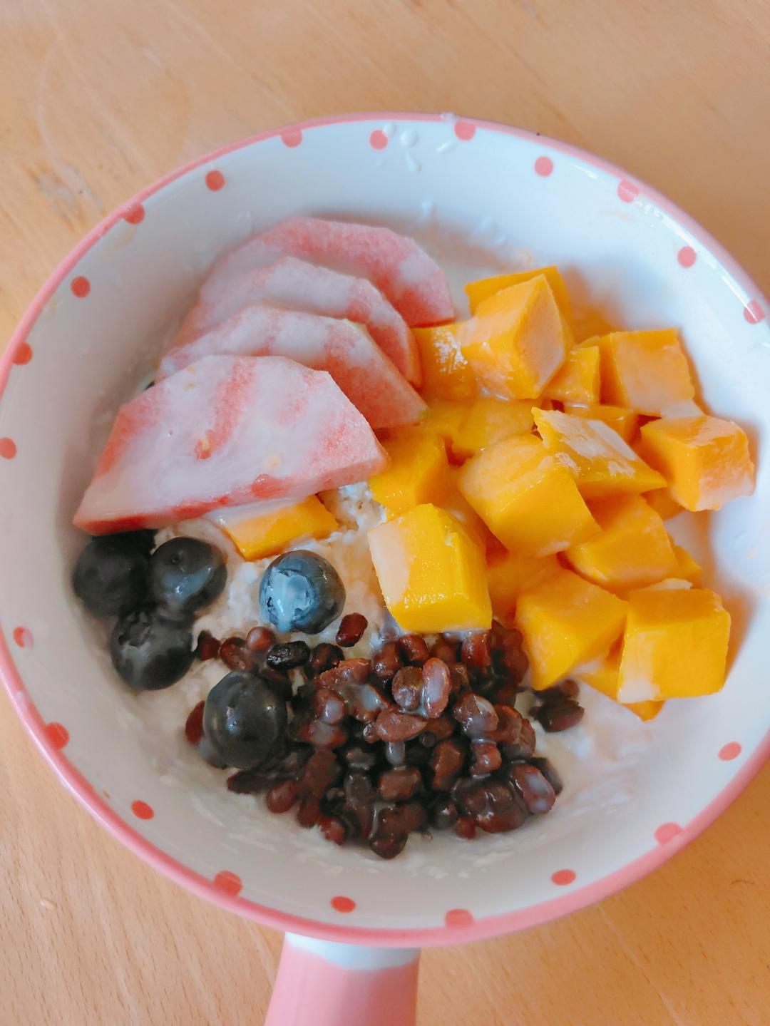 自制健康版红豆刨冰