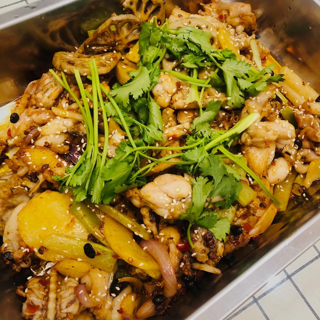 三步搞定最爱的干锅牛蛙