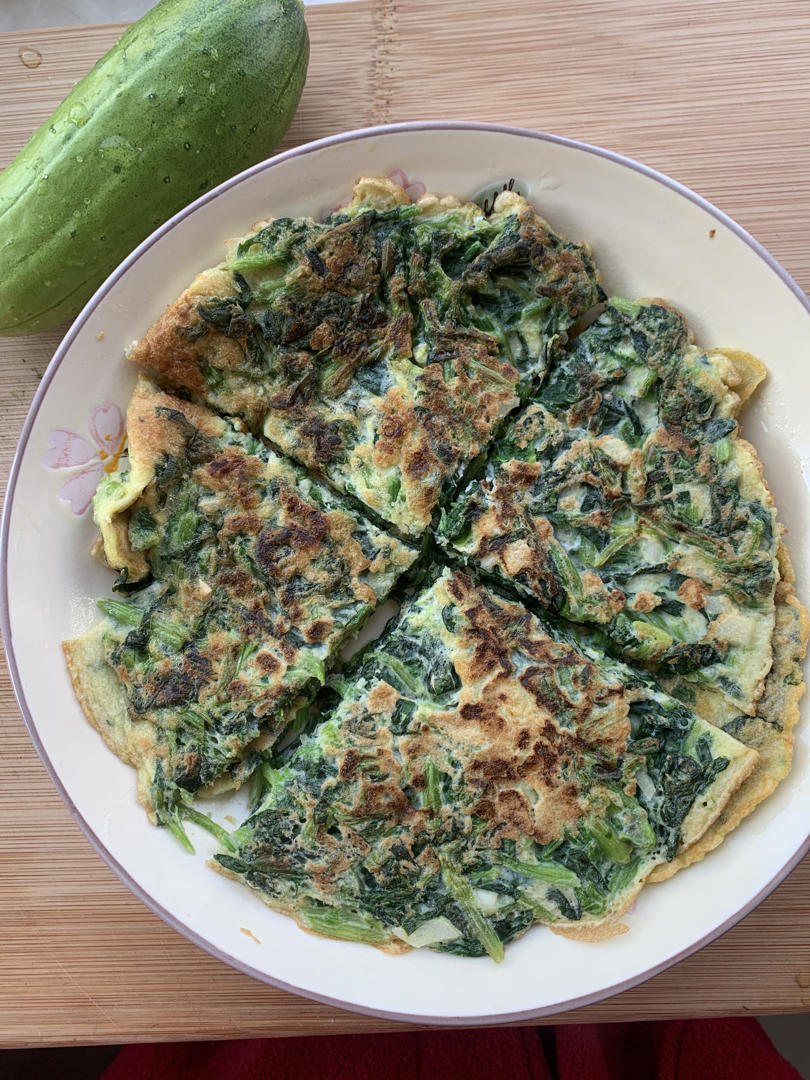 低脂菠菜蛋饼
