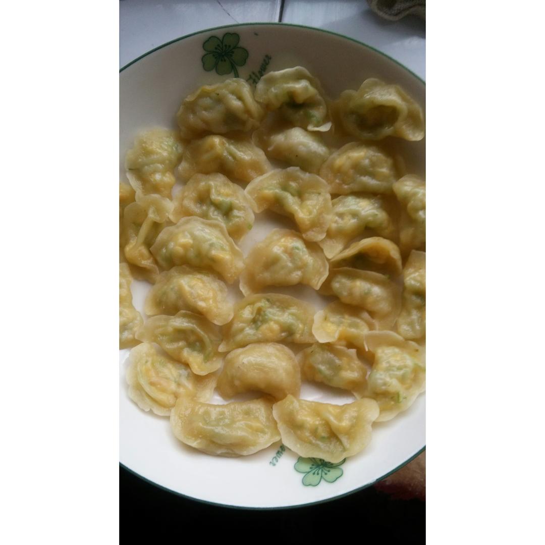 西葫芦鸡蛋馅饺子