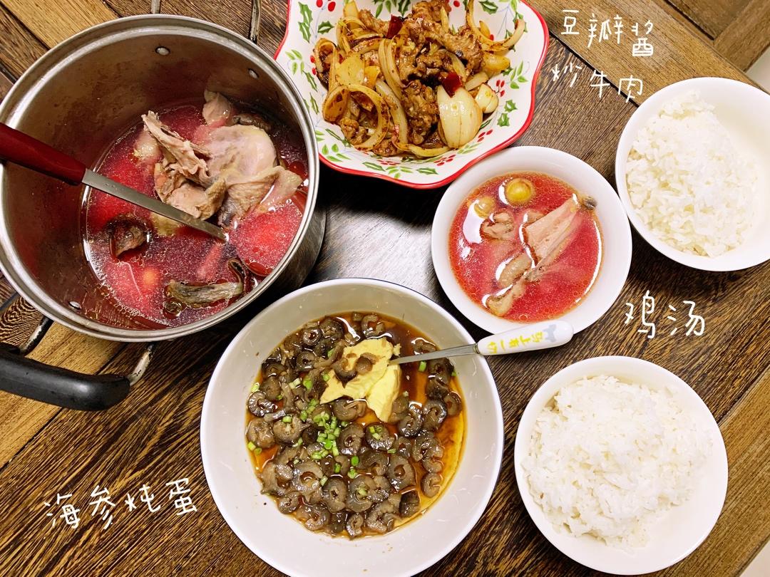 海参蒸蛋——非常适合孩子和老人吃哦
