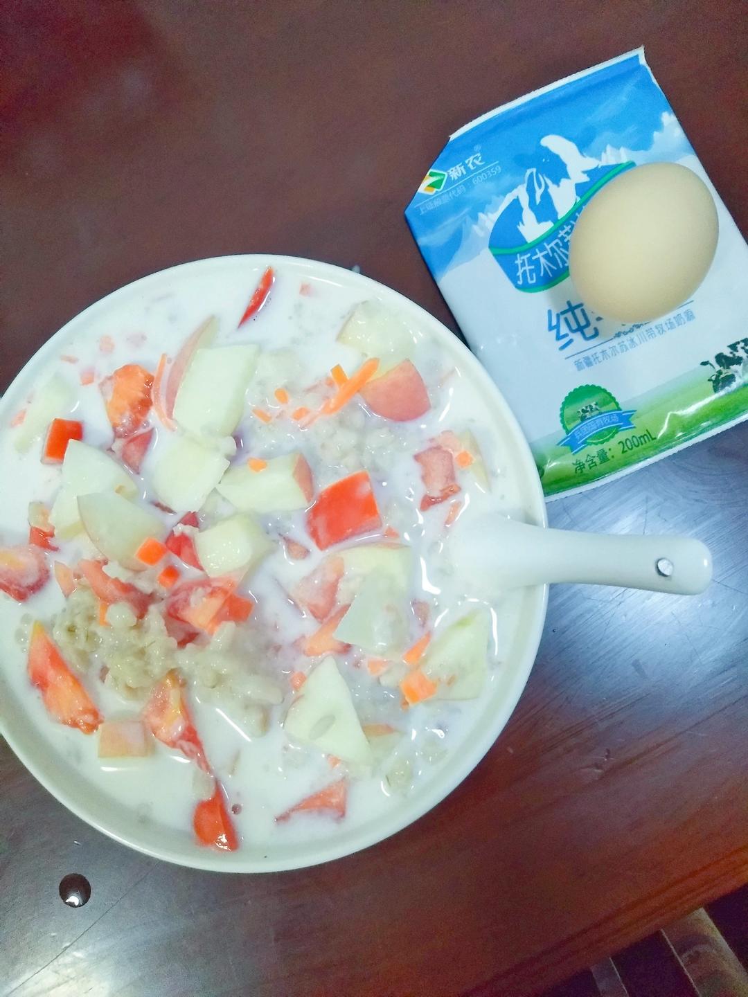 鸡蛋牛奶燕麦