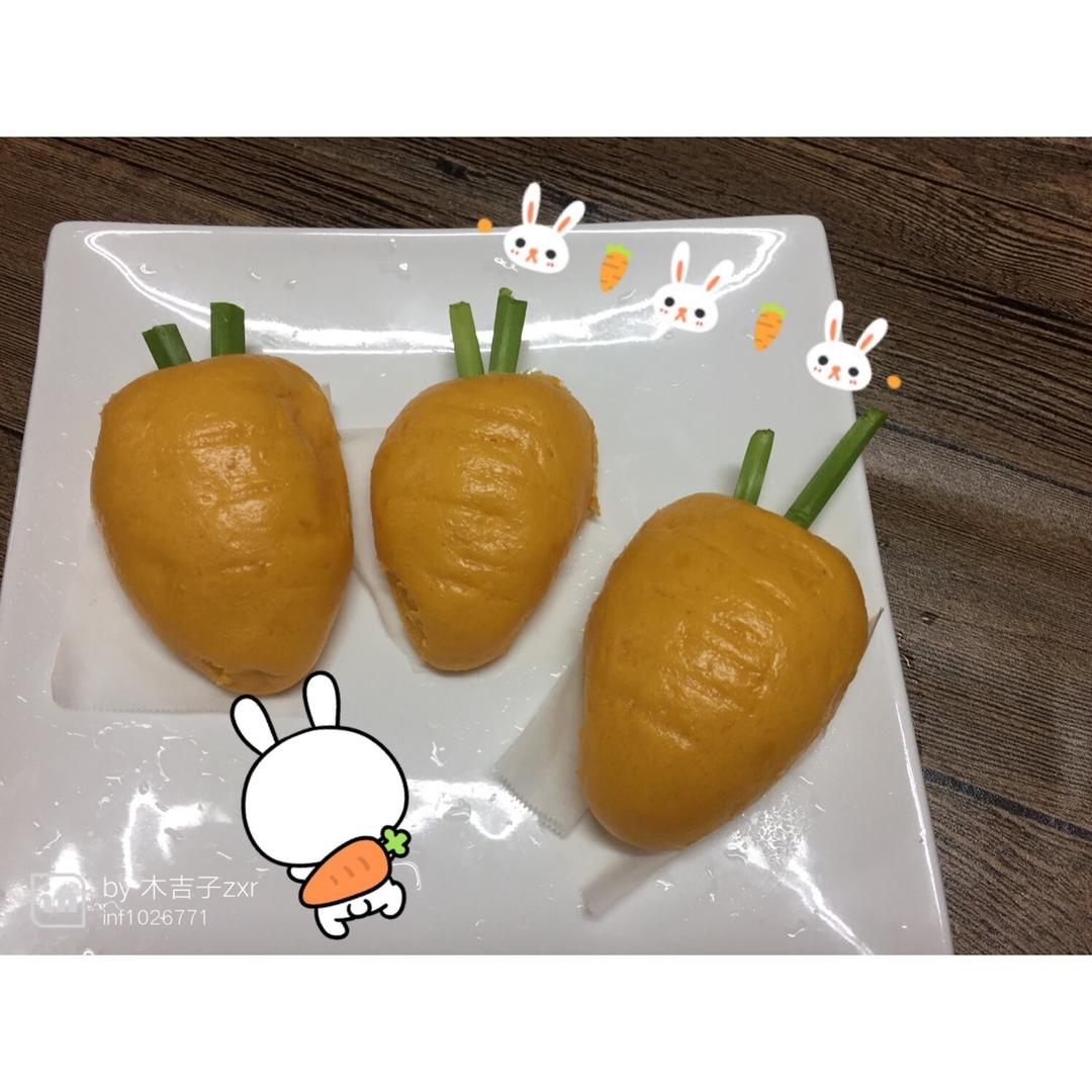 胡萝卜汁馒头