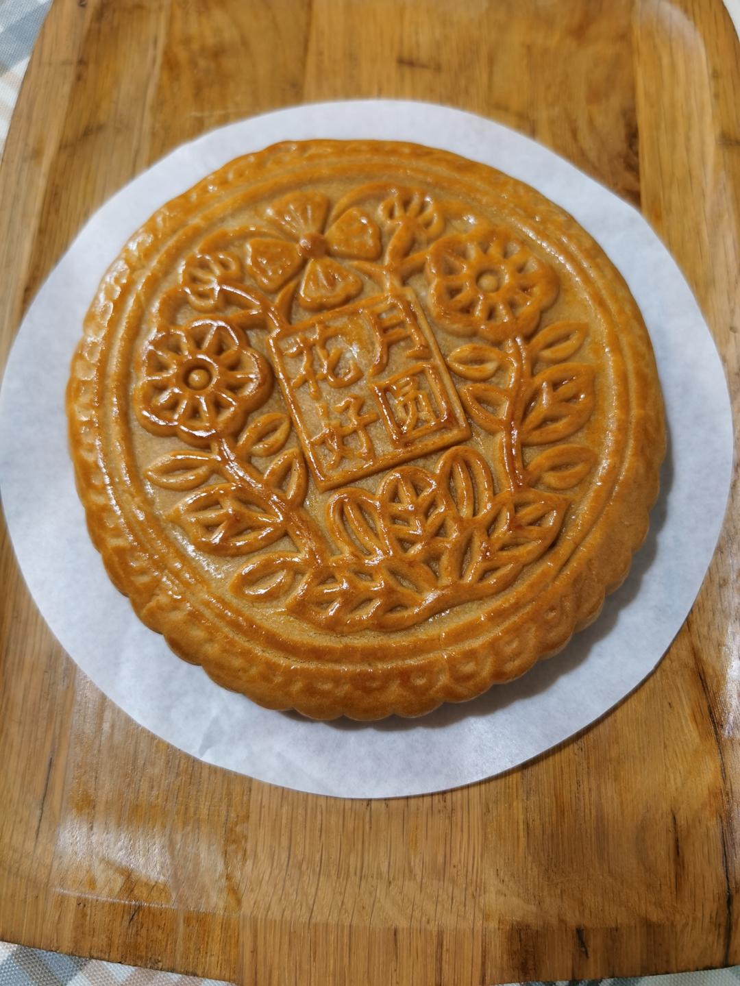 长辈超爱的芋泥麻薯咸蛋黄肉松大月饼🥮