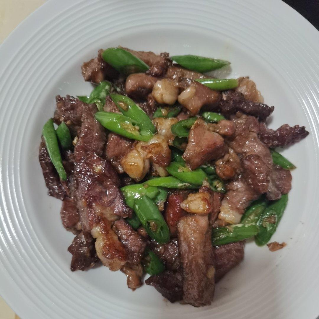 杭椒炒牛柳