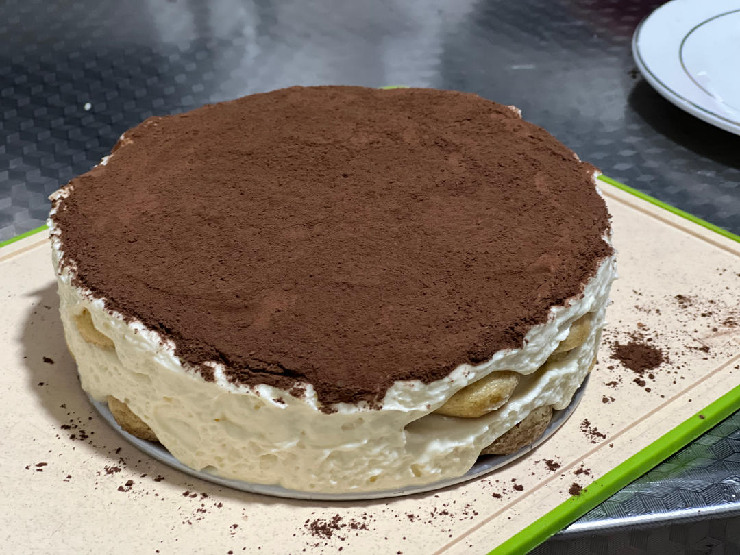 在欧洲学会的经典版提拉米苏