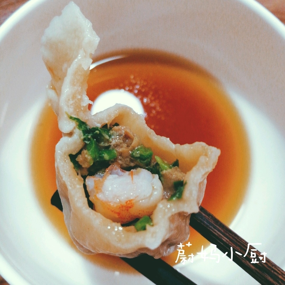 韭菜虾仁肉水饺的做法