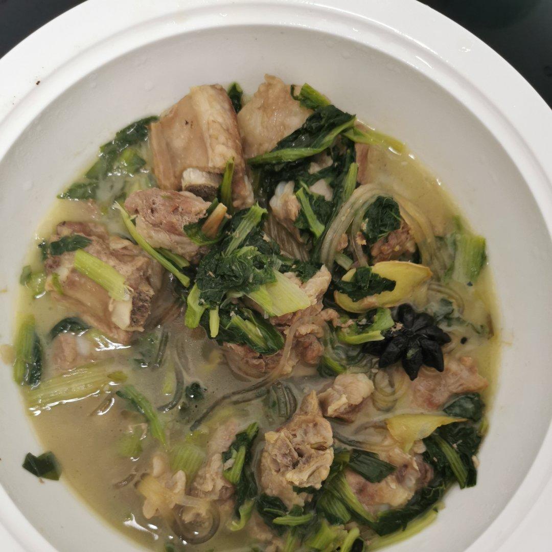 小白菜排骨汤