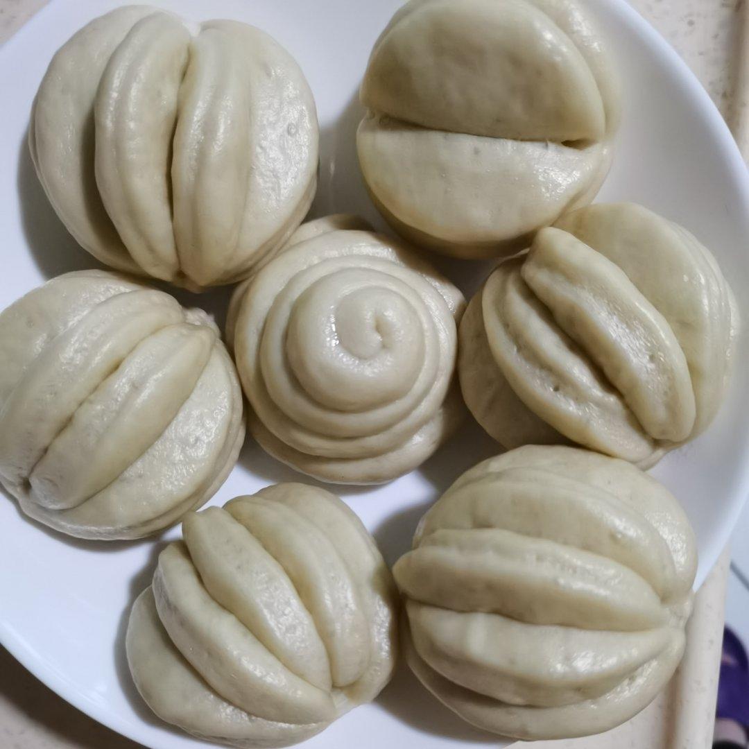 有着面包口感的红糖馒头（一次发酵）