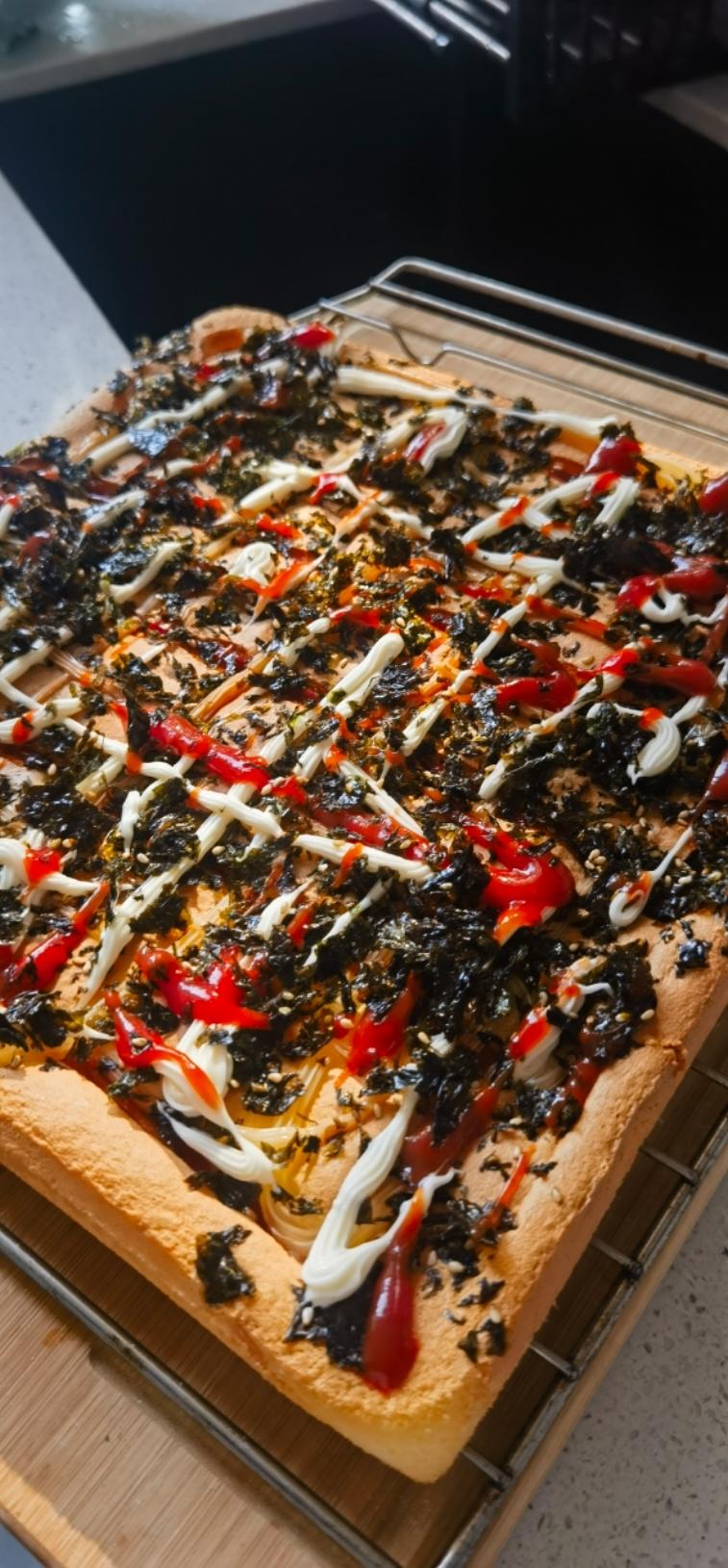 6寸/8寸葱香肉松火腿戚风蛋糕