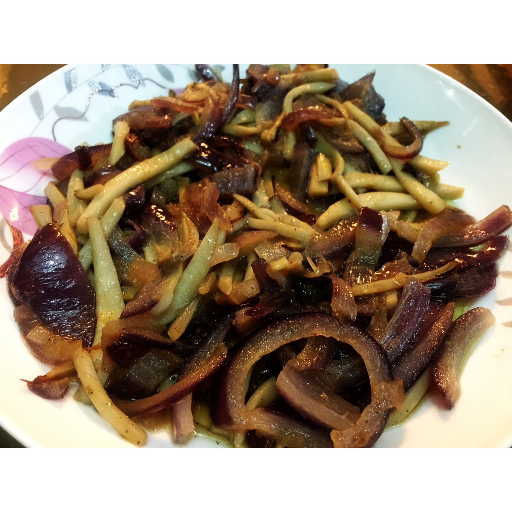 洋葱遇到杏鲍菇