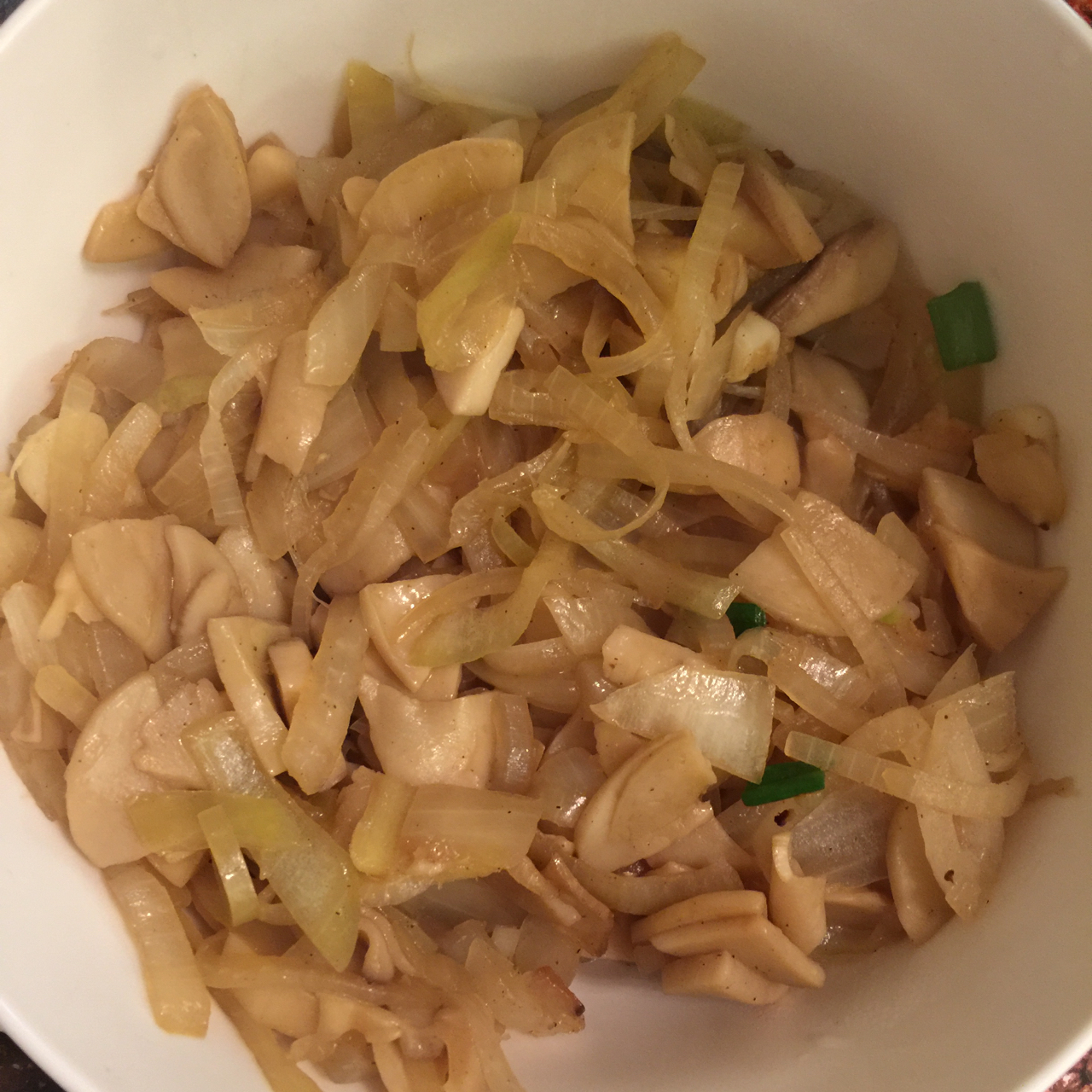 洋葱遇到杏鲍菇