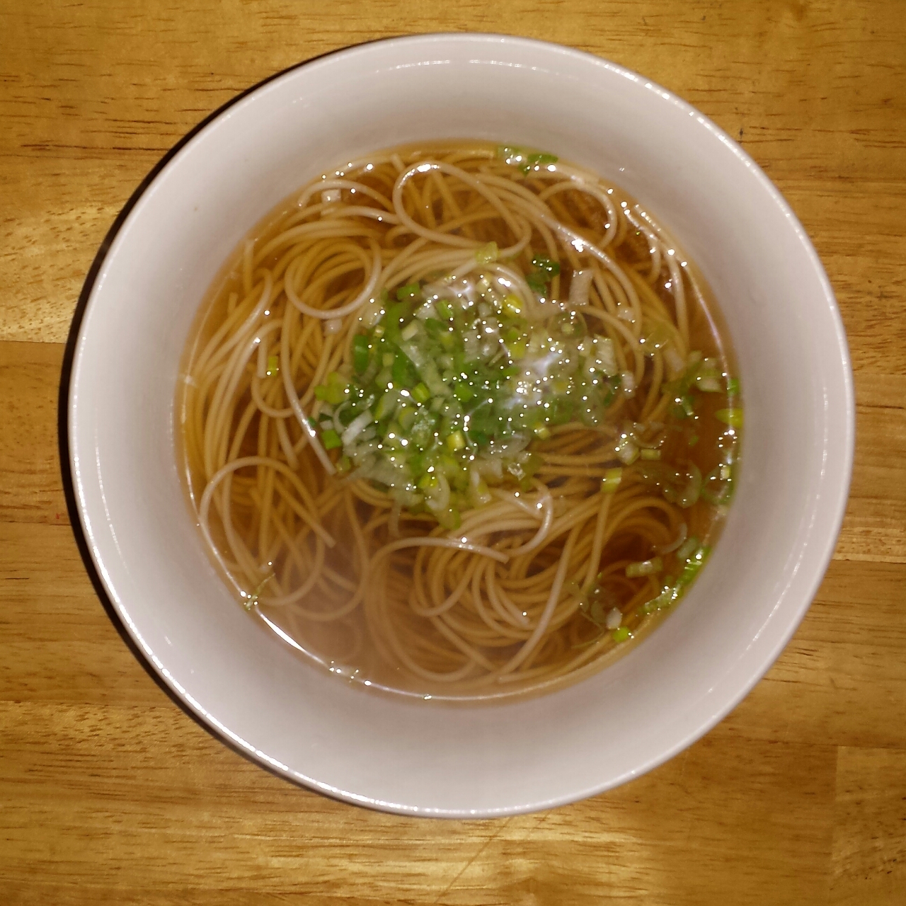 小葱麻油酱油面