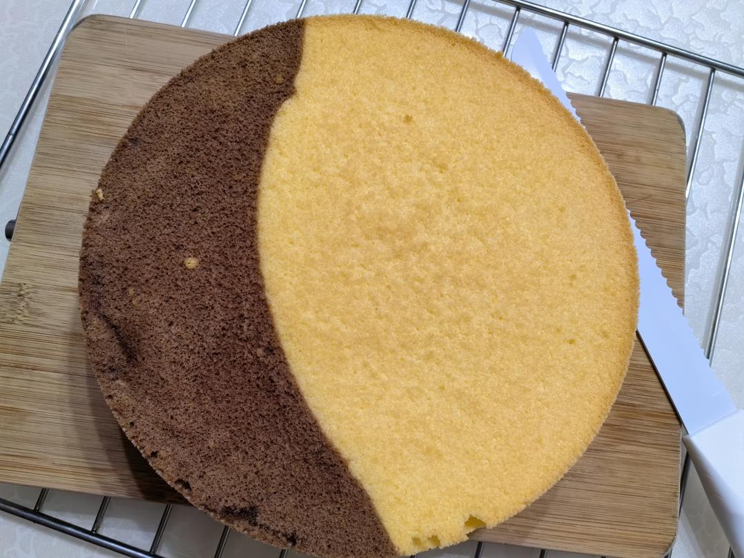 斑马纹戚风蛋糕