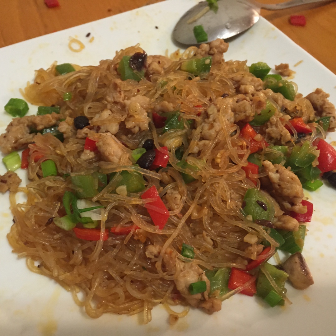 蚂蚁上树（肉末粉丝）