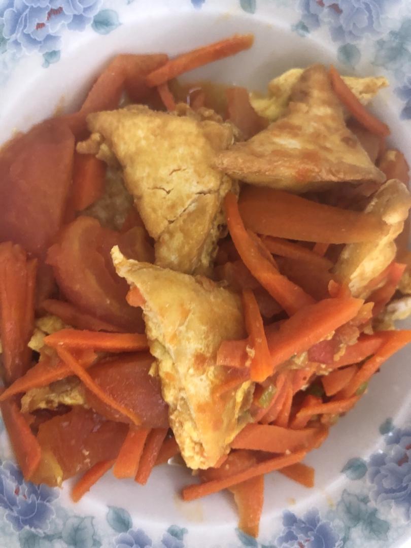 西红柿烧豆腐