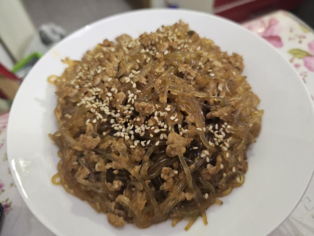 蚂蚁上树(肉末炒粉丝)超下饭‼️十分钟搞定