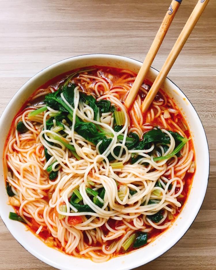 酸汤面（不吃葱蒜的请飘过）