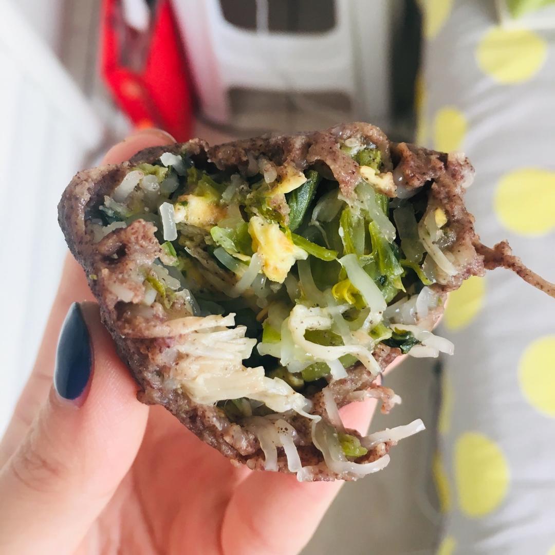 糙米薄皮菜团子
