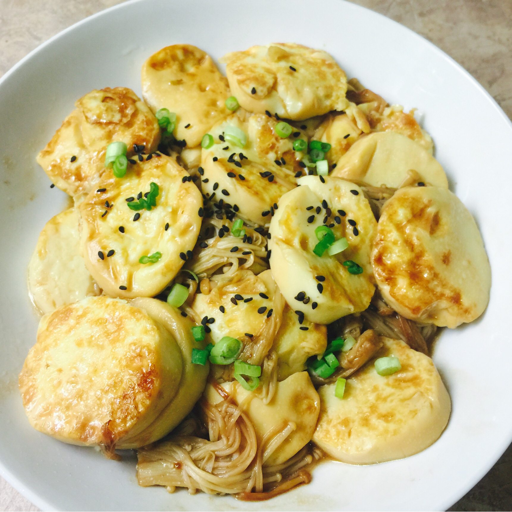 超级下饭菜--金针菇日本豆腐