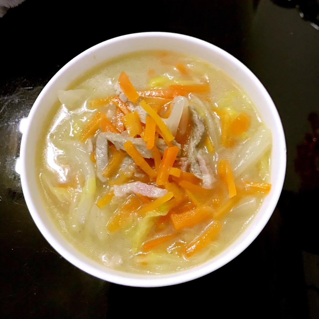 白菜烂糊肉丝