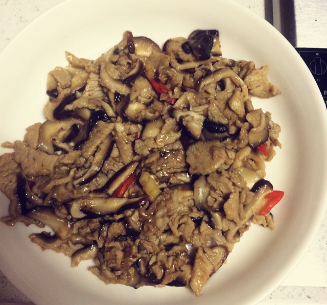 香菇肉片