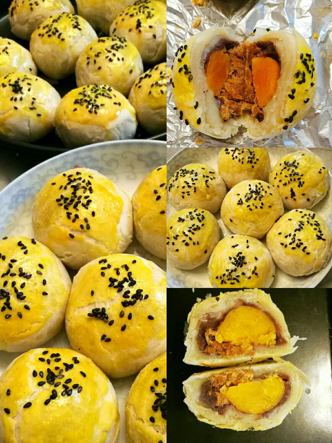 yoyi仔做的馅中馅蛋黄酥