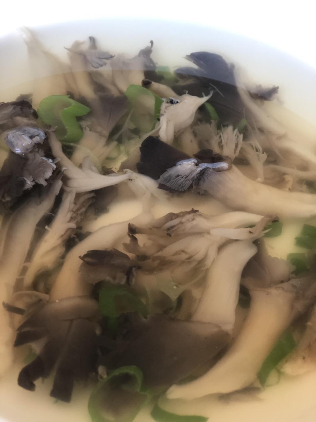 原味平菇汤的做法