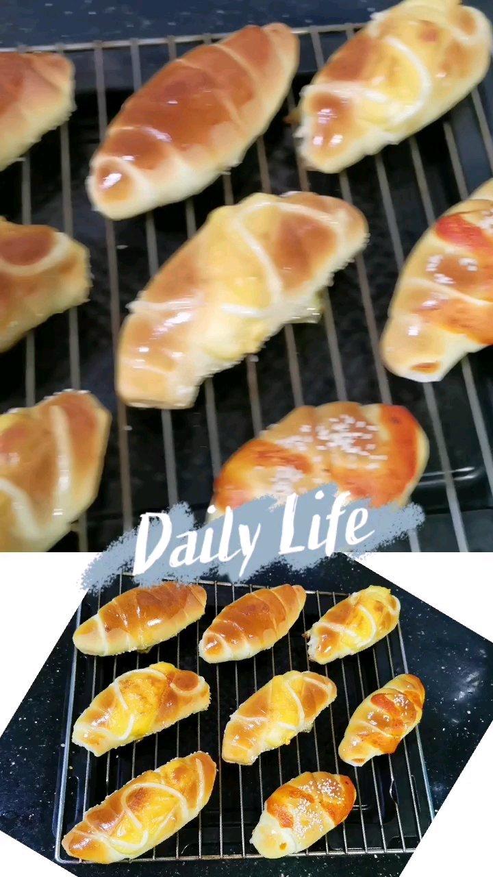 日式の盐可颂·盐面包..