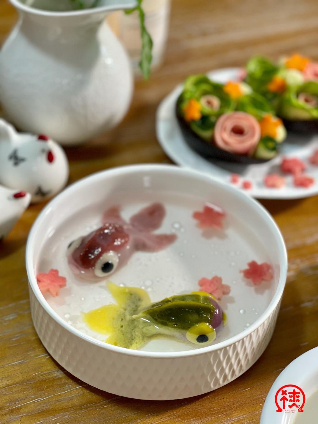 【樉樉的小厨房】易塑形不易开裂 卡通汤圆 金鱼元宵的做法