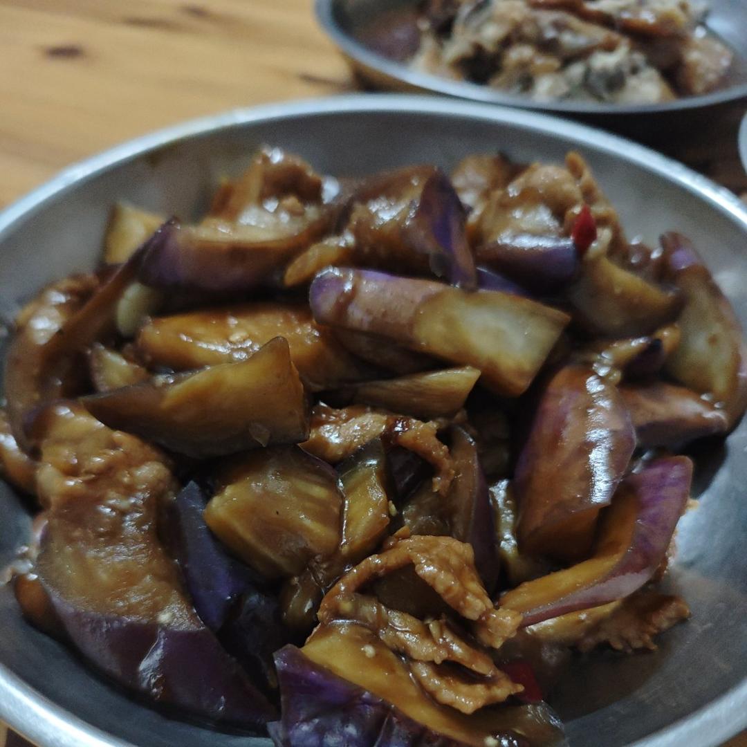 茄子炒肉