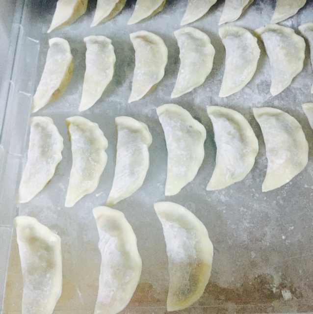 手工鸡肉三鲜饺子