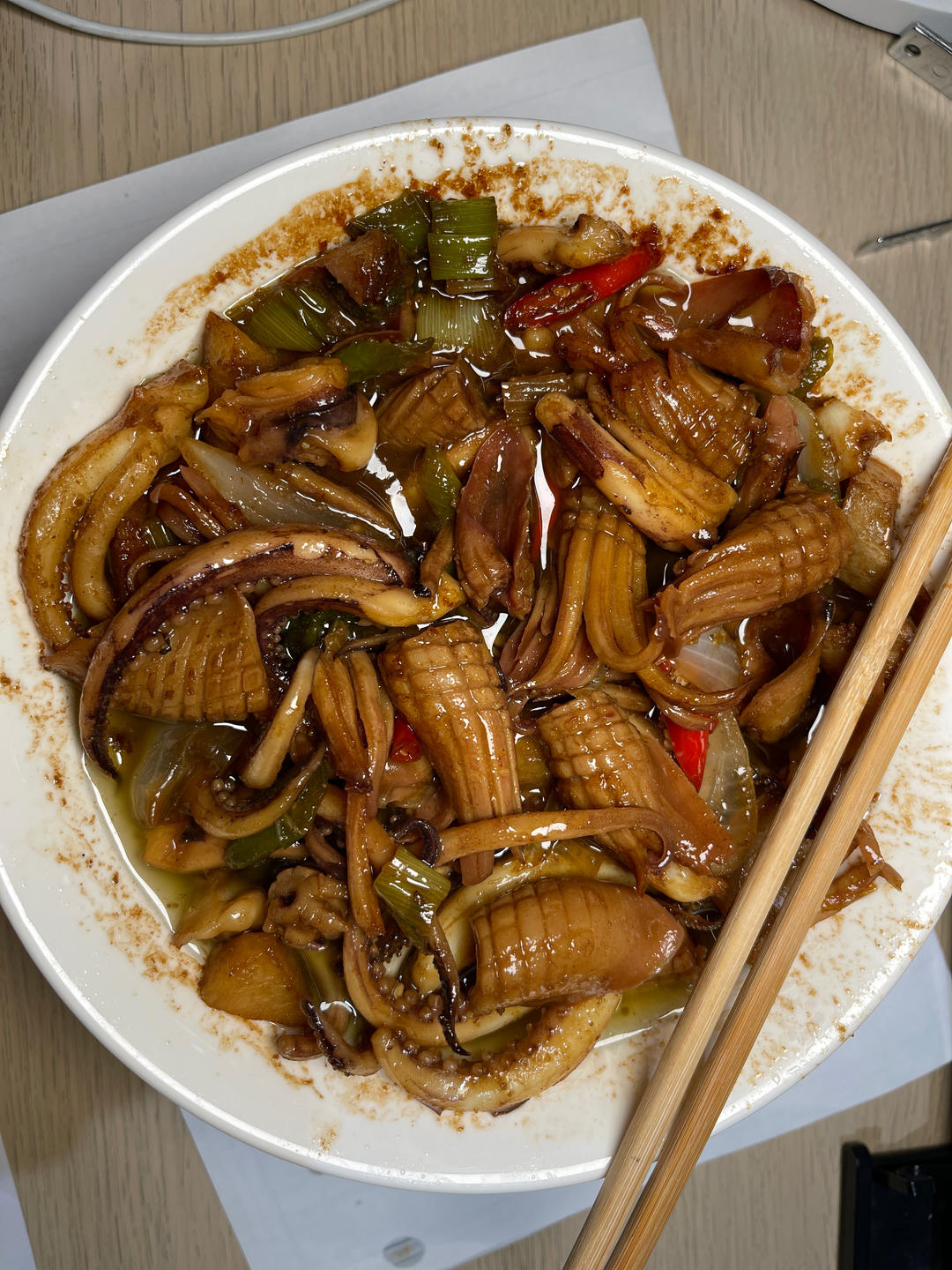 爆炒鱿鱼