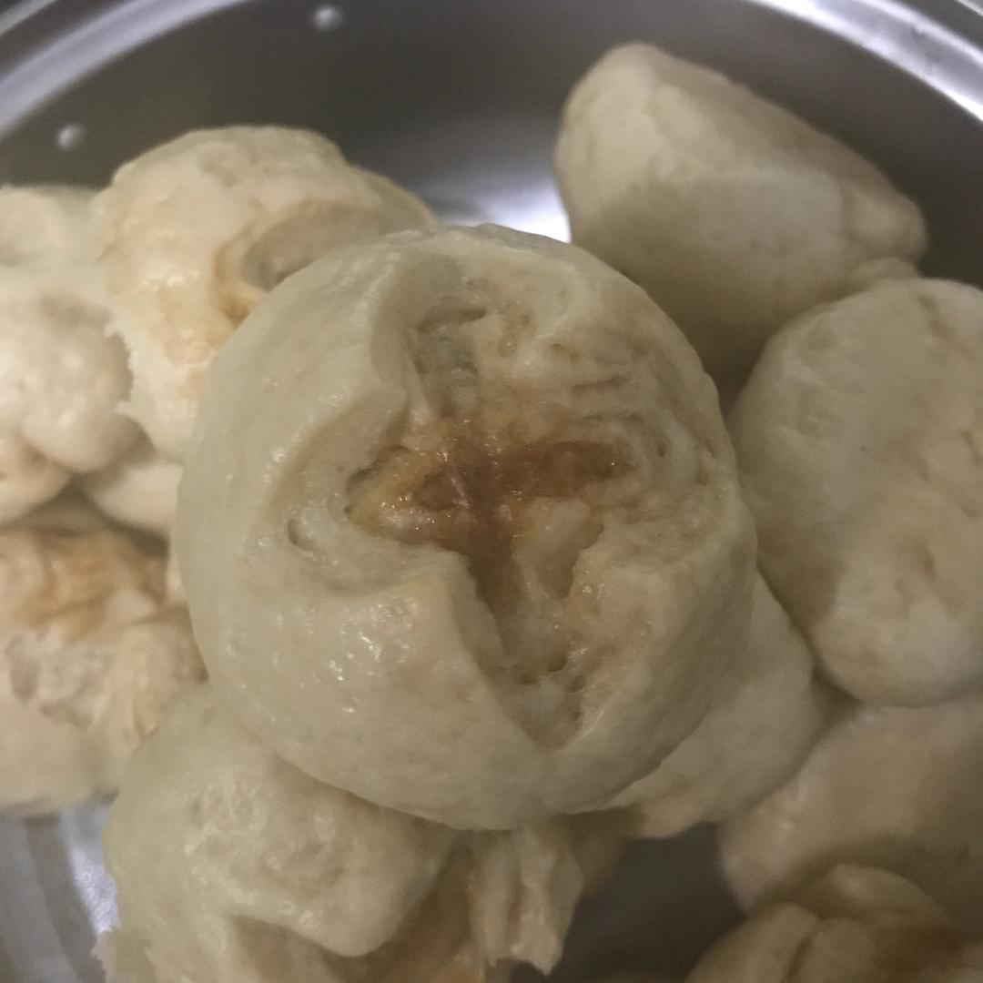 特别好吃的红糖馒头（一次发酵法）