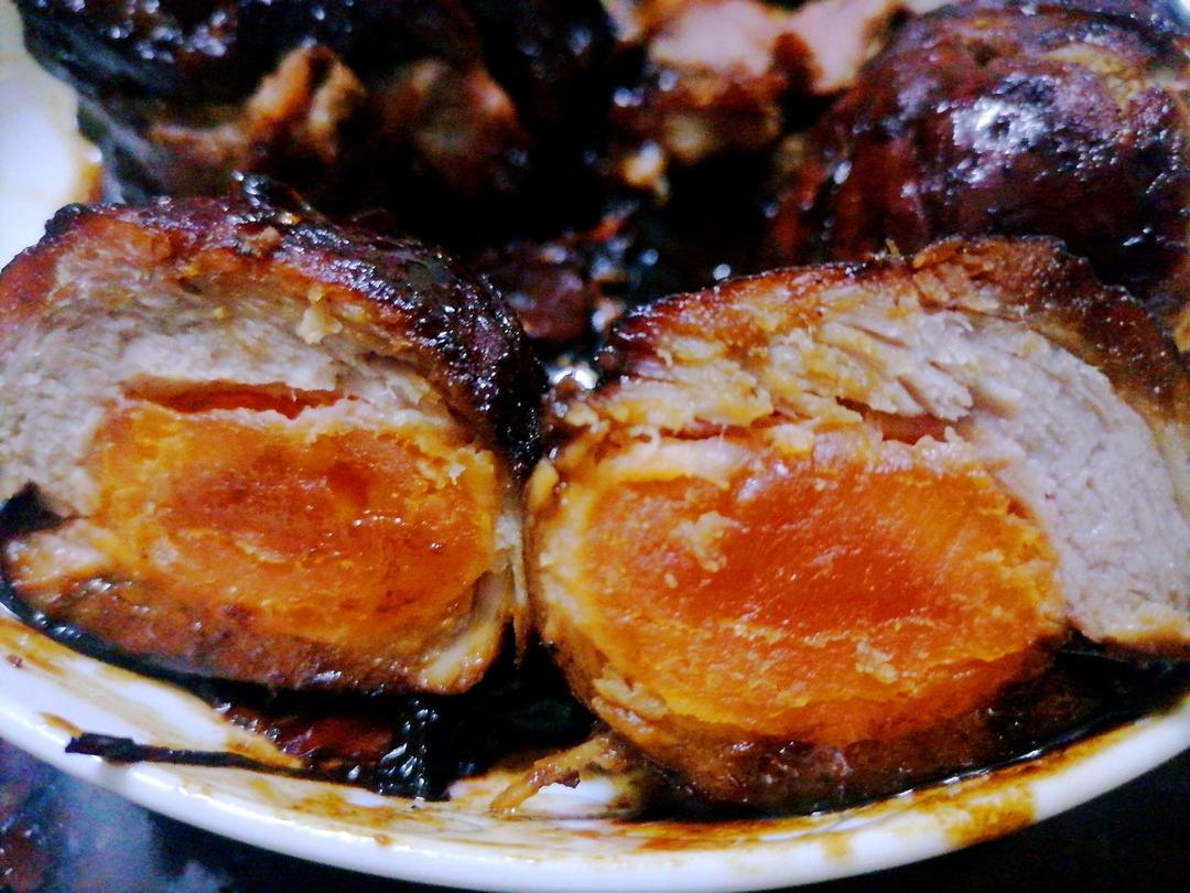 咸蛋黄叉烧肉