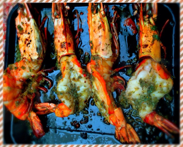 【曼食慢语】蒜香黄油烤大虾